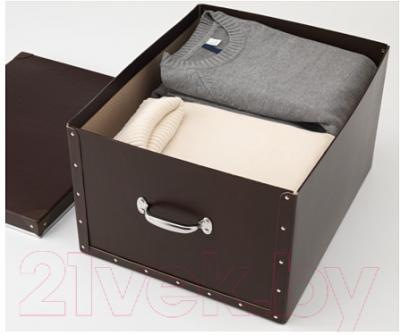 Коробка для хранения Ikea Фьелла 502.699.58 (коричневый)