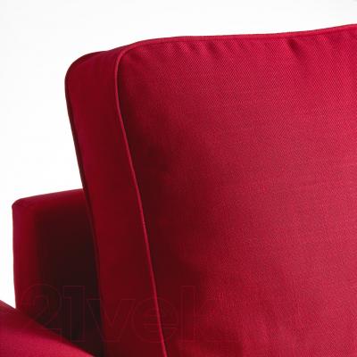 Чехол на 3-х местный диван Ikea Баккабру 503.232.48 (красный)