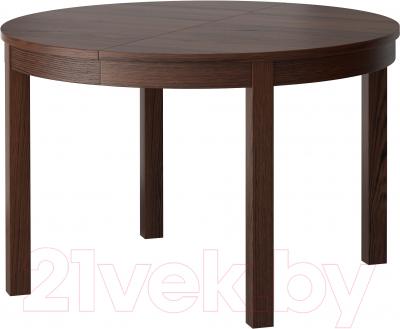Обеденный стол Ikea Бьюрста 601.823.04 (коричневый)