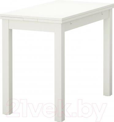 Обеденный стол Ikea Бьюрста 602.047.49 (белый)