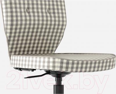 Кресло офисное Ikea Лиллхойден 702.332.42 (серый) - вид спереди
