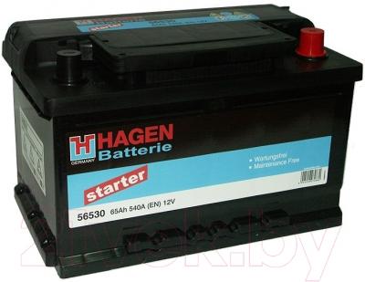 Автомобильный аккумулятор Hagen 56530 (65 А/ч)