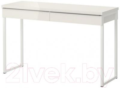 Письменный стол Ikea Бесто Бурс 702.453.39 (белый глянцевый)