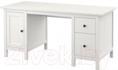 Письменный стол Ikea Хемнэс 702.457.25 (белая морилка)