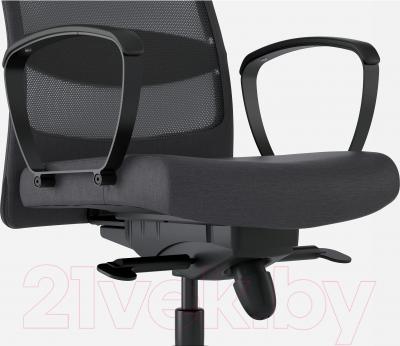 Кресло офисное Ikea Маркус 702.611.50 (темно-серый) - вид спереди