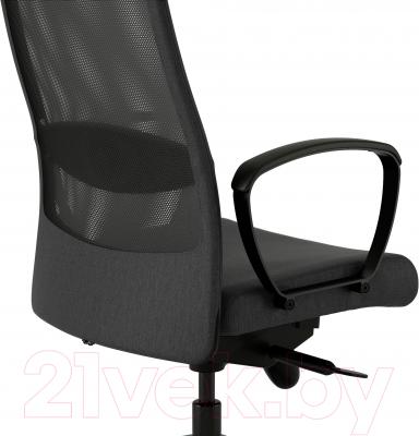 Кресло офисное Ikea Маркус 702.611.50 (темно-серый) - вид сзади
