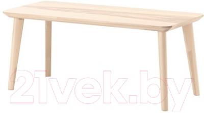 Журнальный столик Ikea Лисабо 702.976.58 (ясеневый шпон)