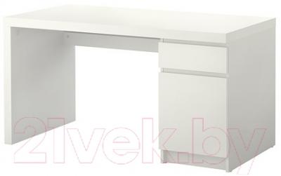 Письменный стол Ikea Мальм 602.141.59 (белый)