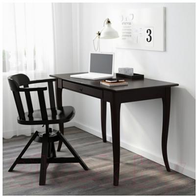 Письменный стол Ikea Лексвик 801.334.02 (черный)