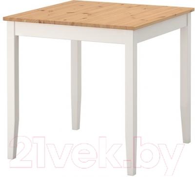 Обеденный стол Ikea Лерхамн 802.642.71 (светлая/белая морилка) - Инструкция по сборке