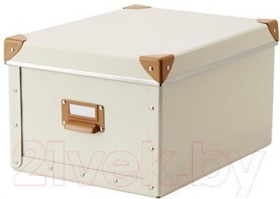 Коробка для хранения Ikea Фьелла 802.699.52 (белый с оттенком)