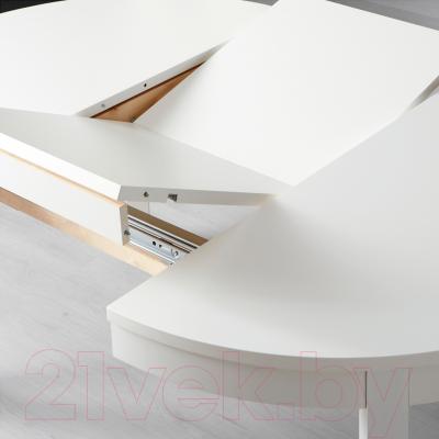 Обеденный стол Ikea Бьюрста 902.047.43 (белый)