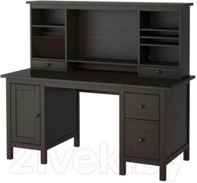 Письменный стол Ikea Хемнэс 090.005.00 (черно-коричневый)