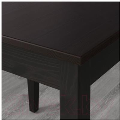 Обеденный стол Ikea Лерхамн 602.594.21 (черно-коричневый) - Инструкция по сборке