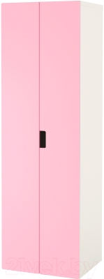 Шкаф Ikea Стува 091.338.16 (белый/розовый)