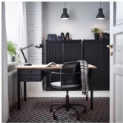 Письменный стол Ikea Аркельсторп 602.610.37 (черный)