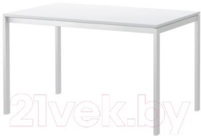 Обеденный стол Ikea Мельторп 190.117.77 (белый)