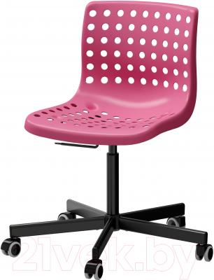 Стул офисный Ikea Сколберг/Споррен 190.236.00 (розовый/черный)