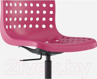 Стул офисный Ikea Сколберг/Споррен 190.236.00 (розовый/черный) - вид спереди