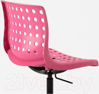 Стул офисный Ikea Сколберг/Споррен 190.236.00 (розовый/черный) - вид сзади