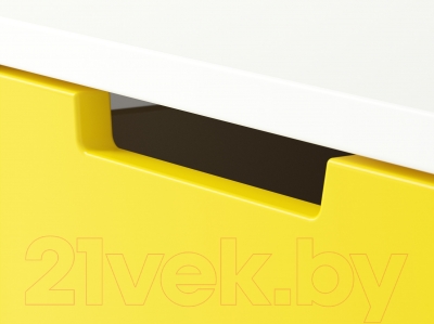 Тумба Ikea Нордли 190.272.31 (желтый/белый)