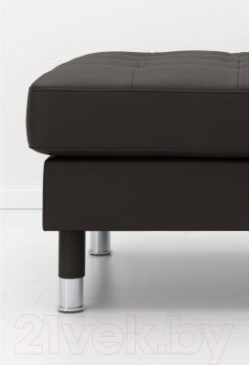Банкетка Ikea Ландскруна 190.318.17 (темно-коричневый/металл)