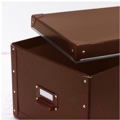 Коробка для хранения Ikea Фьелла 602.699.53 (коричневый)