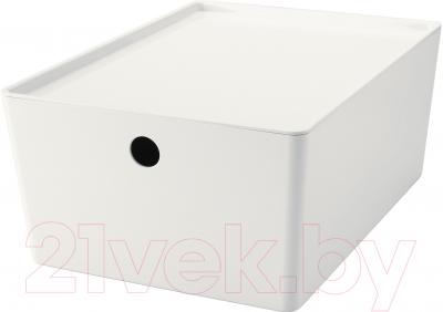 Ящик для хранения Ikea Куггис 602.802.05 (белый)