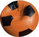 Бескаркасное кресло Flagman Мяч Стандарт М1.3-2016 (оранжевый/черный) - 