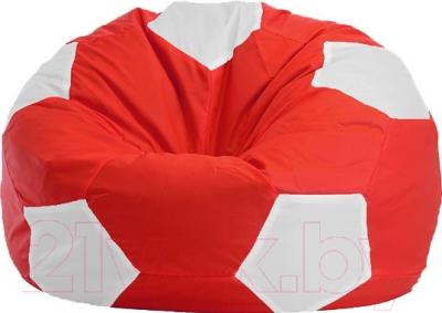 Бескаркасное кресло Flagman Мяч Стандарт М1.1-10 (красный/белый)