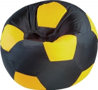 Бескаркасное кресло Flagman Мяч Стандарт М1.1-12 (черный/желтый) - 