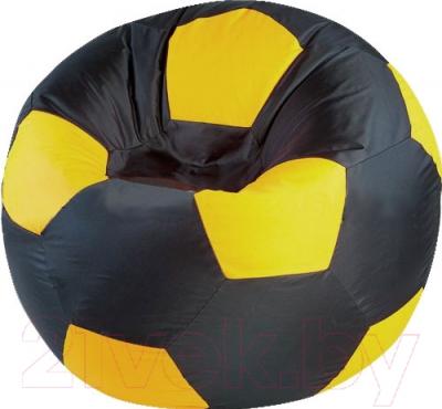 Бескаркасное кресло Flagman Мяч Стандарт М1.1-12 (черный/желтый)