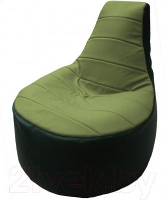 Бескаркасное кресло Flagman Трон Т1.3-04 (оливковый/зеленый)