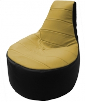 Бескаркасное кресло Flagman Трон Т1.3-08 (охра/черный) - 