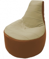 Бескаркасное кресло Flagman Трон Т1.3-20 (светло-бежевый/оранжевый) - 