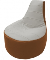 Бескаркасное кресло Flagman Трон Т1.3-22 (белый/оранжевый) - 