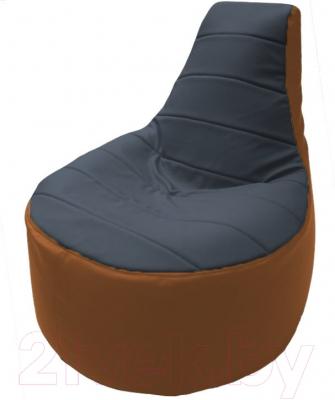 Бескаркасное кресло Flagman Трон Т1.3-24 (серый/оранжевый)