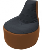 Бескаркасное кресло Flagman Трон Т1.3-26 (черный/оранжевый) - 