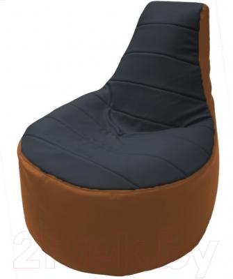 Бескаркасное кресло Flagman Трон Т1.3-26 (черный/оранжевый)