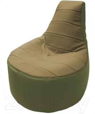 Бескаркасное кресло Flagman Трон Т1.3-27 (бежевый/оливковый)