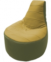 Бескаркасное кресло Flagman Трон Т1.3-30 (охра/оливковый) - 