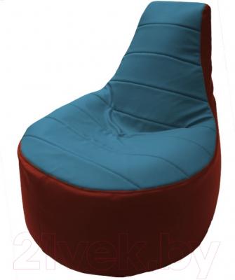 Бескаркасное кресло Flagman Трон Т1.3-33 (голубой/красный)