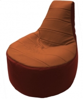 Бескаркасное кресло Flagman Трон Т1.3-37 (мандарин/красный) - 