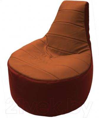 Бескаркасное кресло Flagman Трон Т1.3-37 (мандарин/красный)