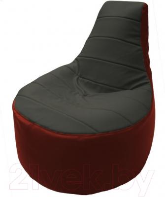 Бескаркасное кресло Flagman Трон Т1.3-38 (серый/красный)