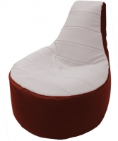 Бескаркасное кресло Flagman Трон Т1.3-39 (белый/красный) - 
