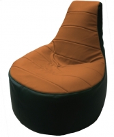 Бескаркасное кресло Flagman Трон Т1.3-40 (оранжевый/зеленый) - 