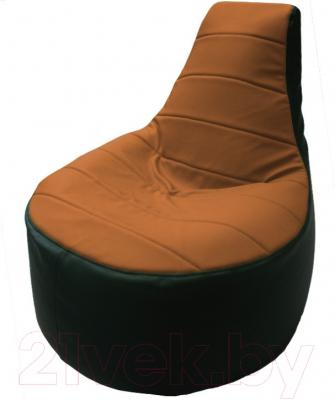 Бескаркасное кресло Flagman Трон Т1.3-40 (оранжевый/зеленый)