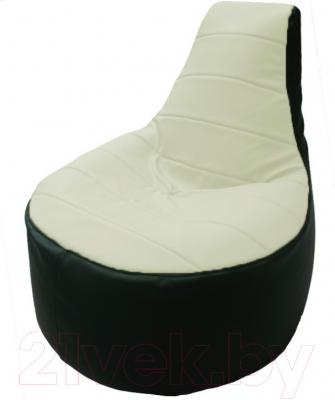 Бескаркасное кресло Flagman Трон Т1.3-42 (белый/зеленый)