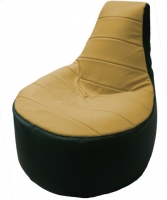 Бескаркасное кресло Flagman Трон Т1.3-44 (охра/зеленый) - 
